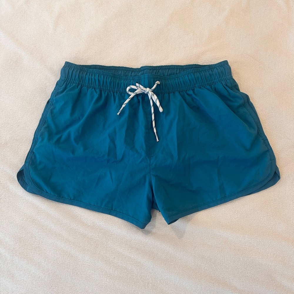 H&M Blue Swim Trunks Quick-Dry Elastic Waist